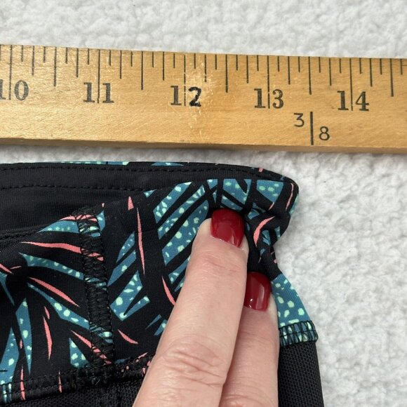 Lululemon Women's Tropical Mesh Inspire Tight II Zip Pockets Leggings Size 6 EUC - Picture 5 of 7